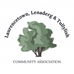LLTCA logo - a tree surrounded by text: "Laurencetown, Lenaderg & Tullylish Community Association"