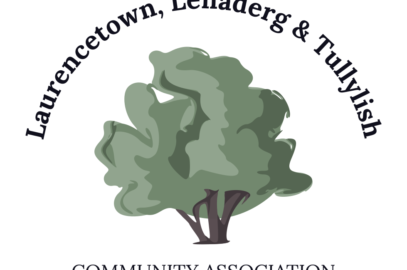 LLTCA logo - a tree surrounded by text: "Laurencetown, Lenaderg & Tullylish Community Association"