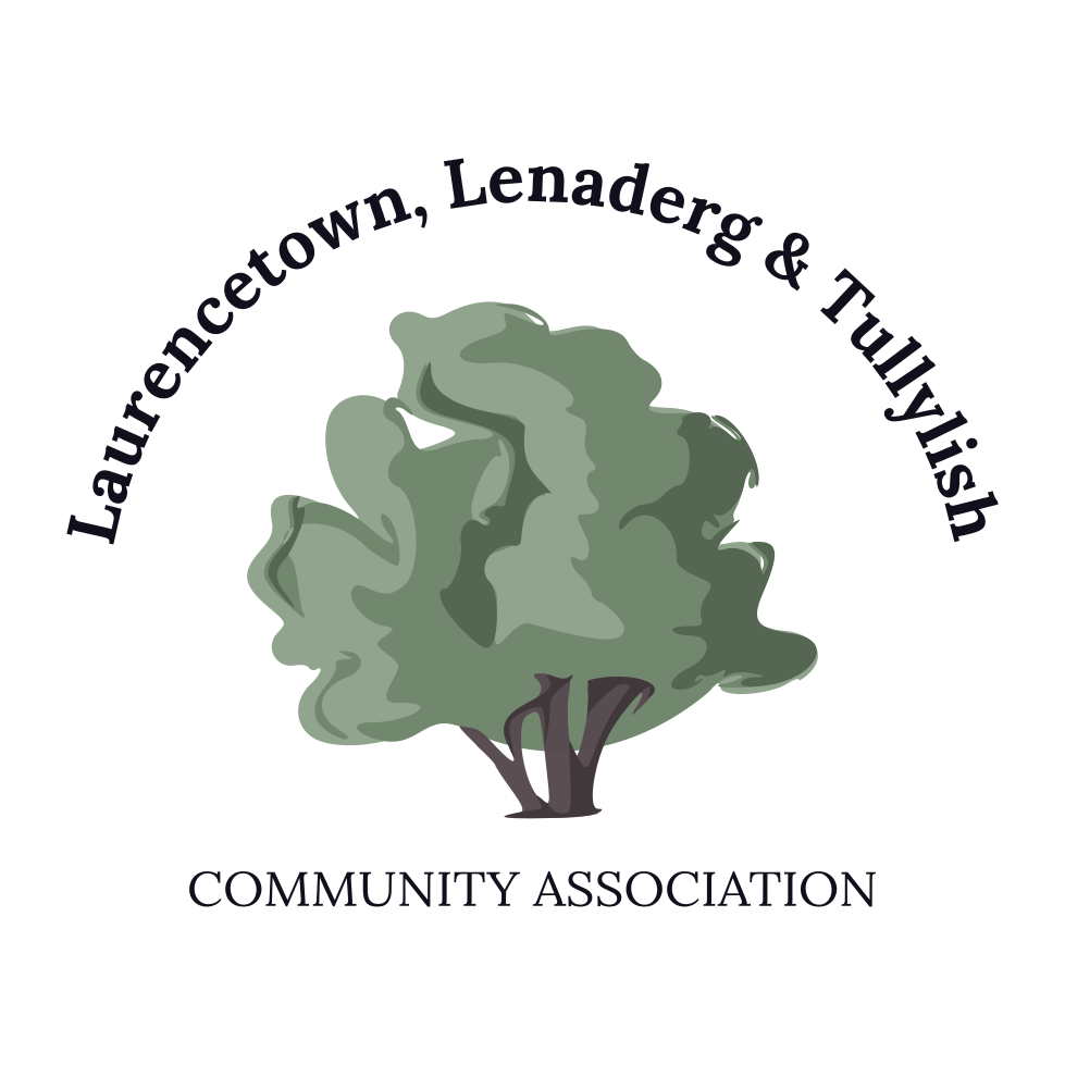 Laurencetown, Lenaderg and Tullylish Community Association logo