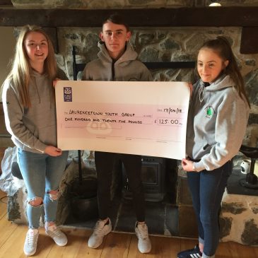 LLTCA Youth Steering Group Cheque Presentation