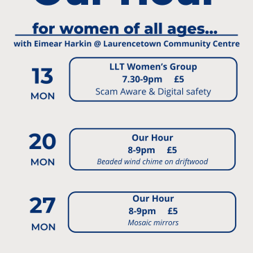 Our Hour – A group for women of all ages…